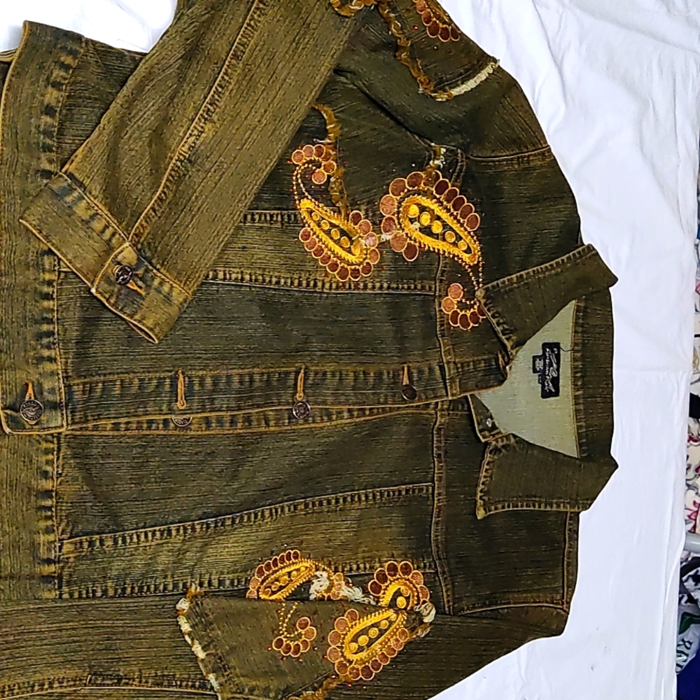 Women's Platinum Plush 2XL jean jacket.
